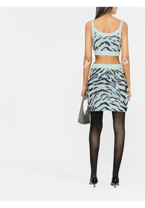 Zebra printed mini skirt-women ALESSANDRA RICH | FAB3118K37609018